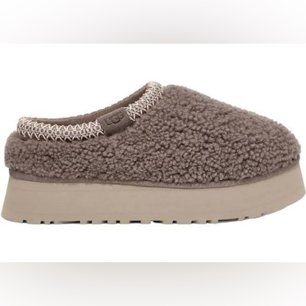 💜Flash Sale—-UGG MAXI CURLY GREY Slippers 💕Flash Sale💕